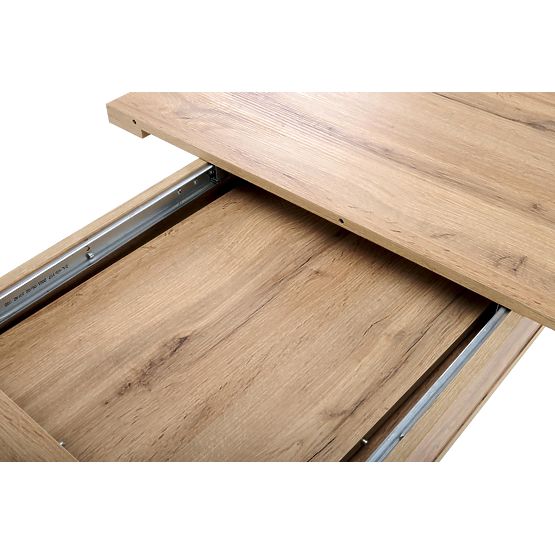 BRANDON rozkládací stůl 160-200/90 cm dub wotan/černý