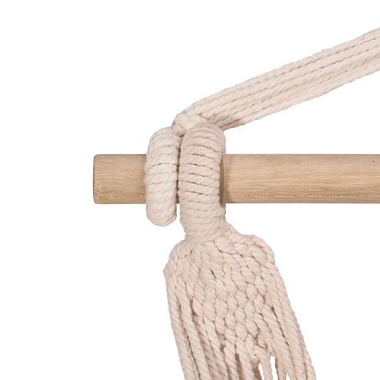 Brazílská houpací židle BAHIO béžová