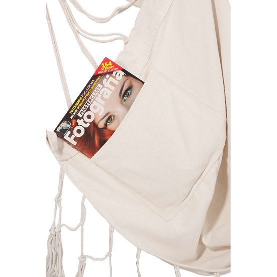 Brazílská houpací židle BAHIO béžová