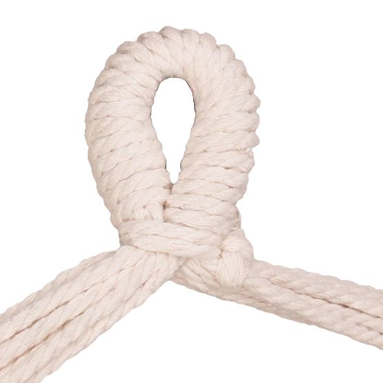 Brazílská houpací židle BAHIO béžová