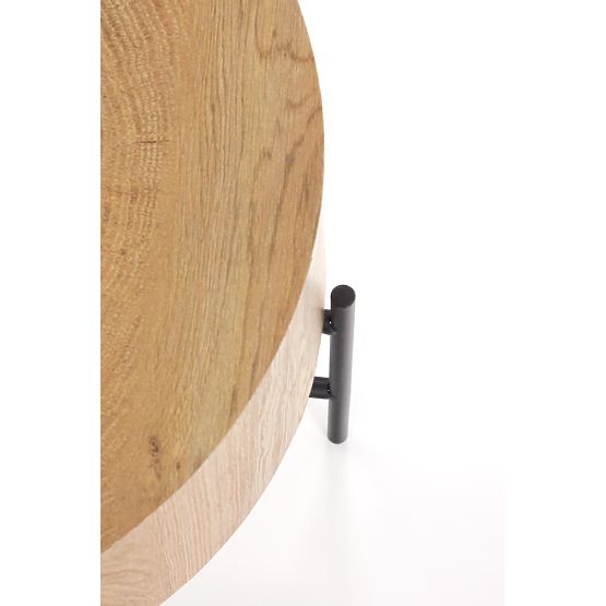 BROOKLYN-S konferenční stolek přírodní dub/černý 