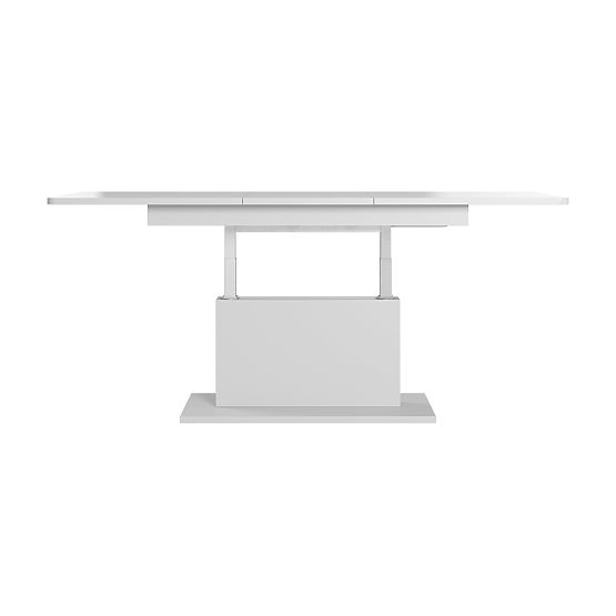 BUSETTI konferenční stolek deska: bílý mat, nohy: bílý mat 