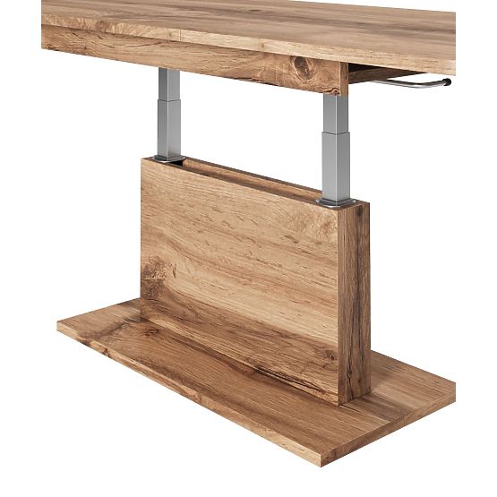 BUSETTI konferenční stolek deska: dub wotan, nohy: dub wotan 