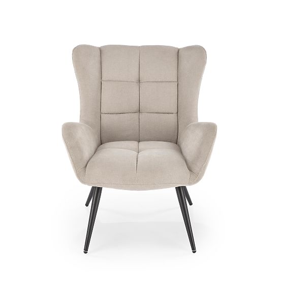 BYRON béžové relaxační křeslo 