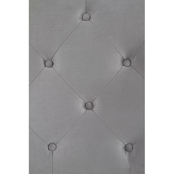 Čalouněná postel SABRINA 160 x 200 cm - Tmavě šedá