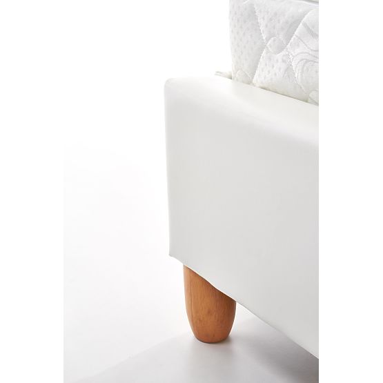 Čalouněná postel SANDY 160 x 200 cm - bílá