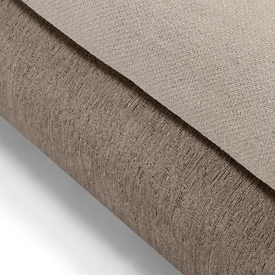 Čalouněná postel Bowee 160x200 cm, s roštem, šedá, nožky koule