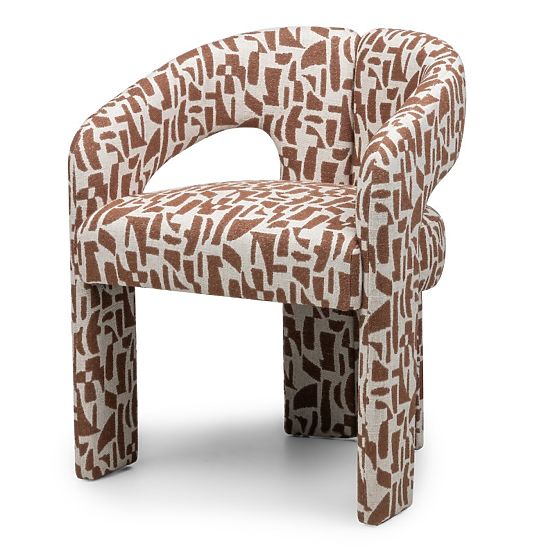 Čalouněná židle Castelo, marsala