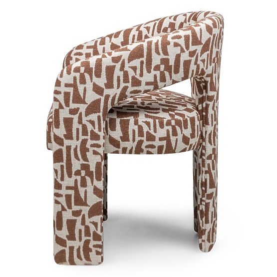 Čalouněná židle Castelo, marsala