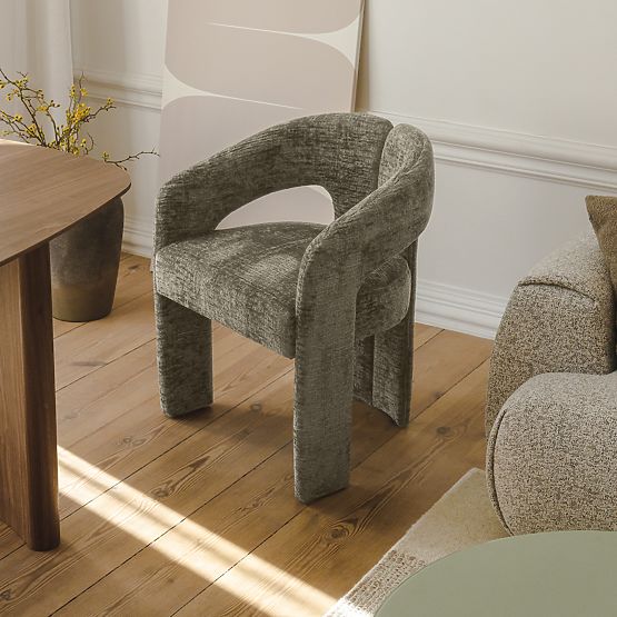 Čalouněná židle Castelo zelená