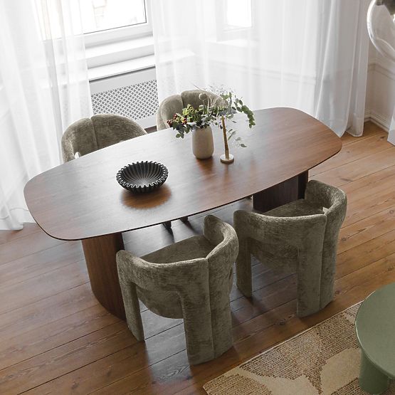 Čalouněná židle Castelo zelená