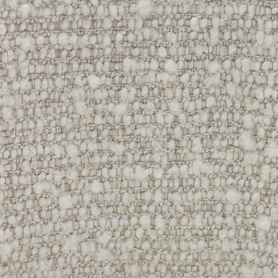 Čalouněná židle Elaine béžová, oblý tvar