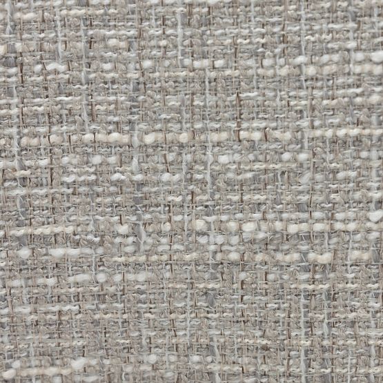 Čalouněná židle Elaine béžovošedá, oblé tvary