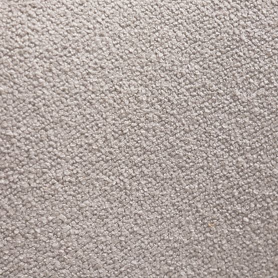 Čalouněná židle Falone šedobéžová, boucle, oblé tvary