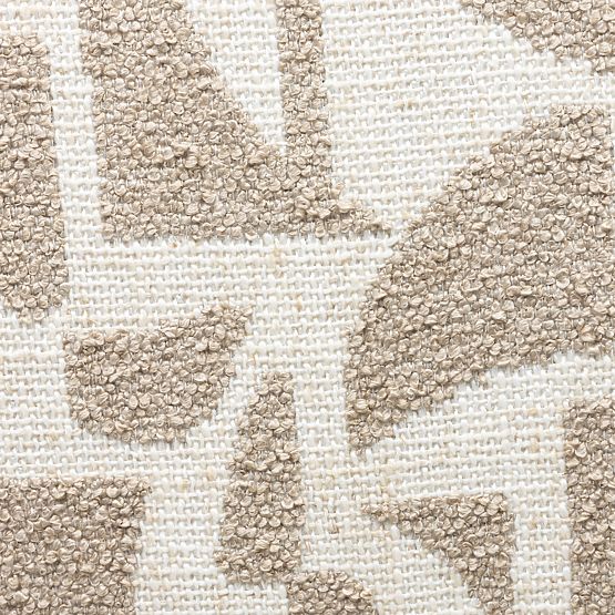 Čalouněná židle Flare, béžovo-krémová/černé nohy