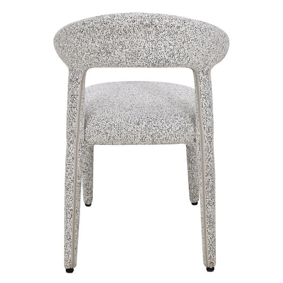 Čalouněná židle Hiroki, béžovošedý melír