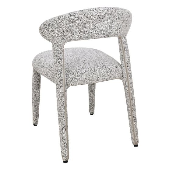 Čalouněná židle Hiroki, béžovošedý melír