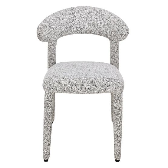 Čalouněná židle Hiroki, béžovošedý melír