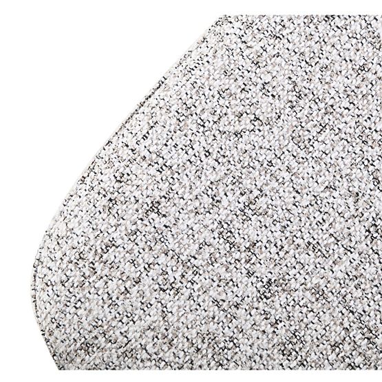 Čalouněná židle Lamu, béžová melanž/černé nohy