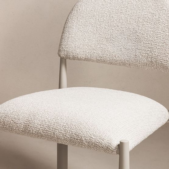 Čalouněná židle Maze béžovošedá