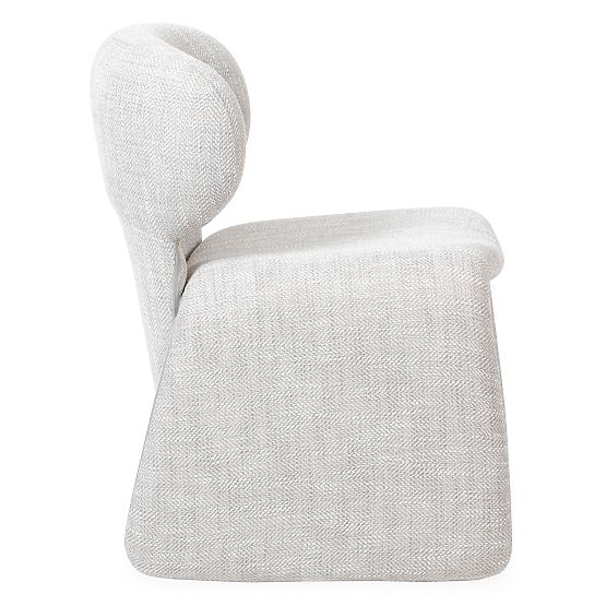 Čalouněná židle Nabila, béžovošedá