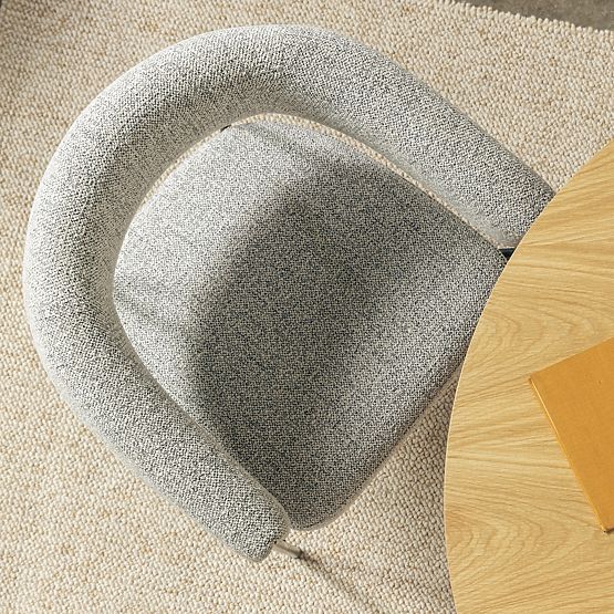 Čalouněná židle Portia šedá