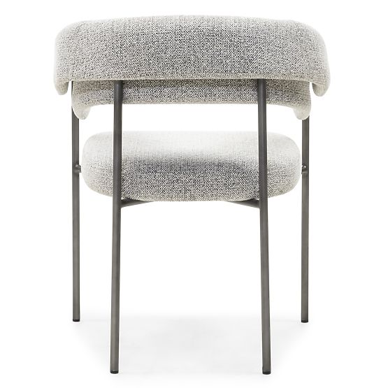 Čalouněná židle Portia šedá