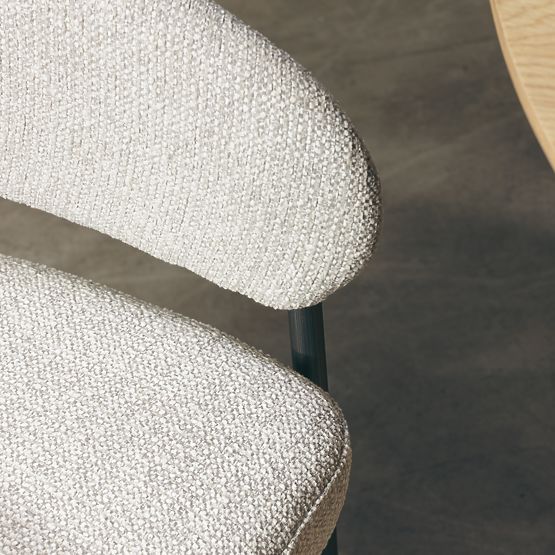 Čalouněná židle Umbra béžová/šedá