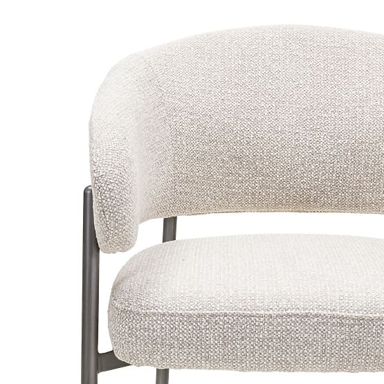 Čalouněná židle Umbra béžová/šedá