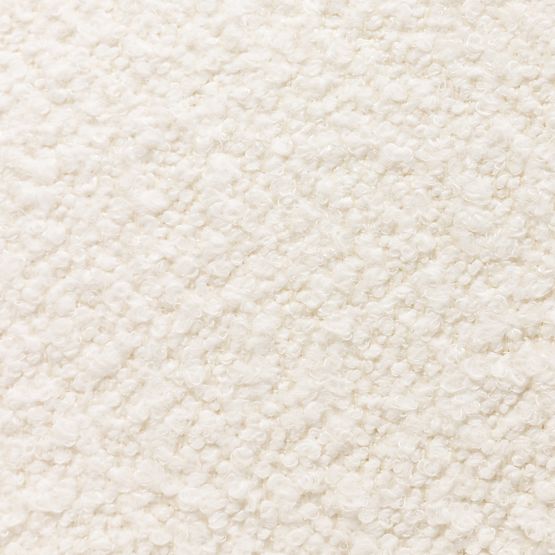 Čalouněné křeslo Imai bílé, oblé tvary