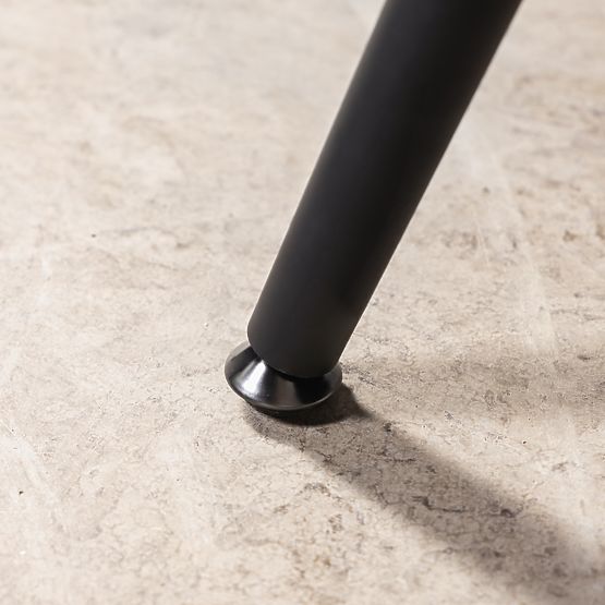 Čalouněné křeslo/židle Leya béžové, zaoblené, černé nohy