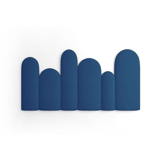 Čalouněné panely Trinity Plotek – tmavě modré