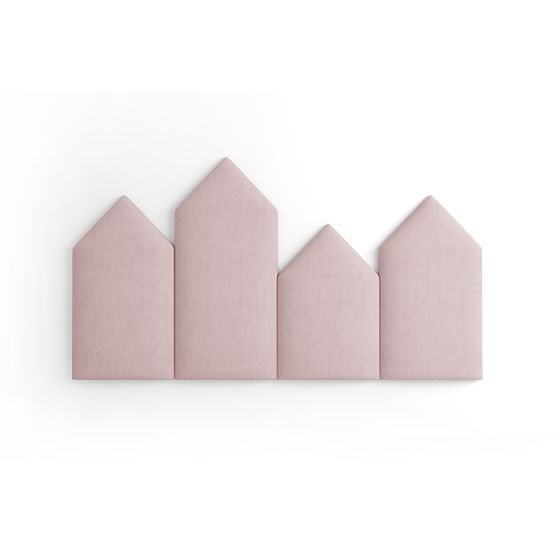 Čalouněné panely Trinity Špička – růžová