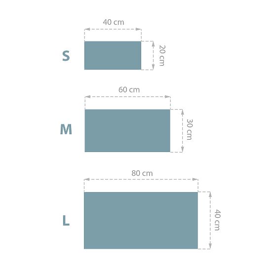 Čalouněný panel Klasik - azurový