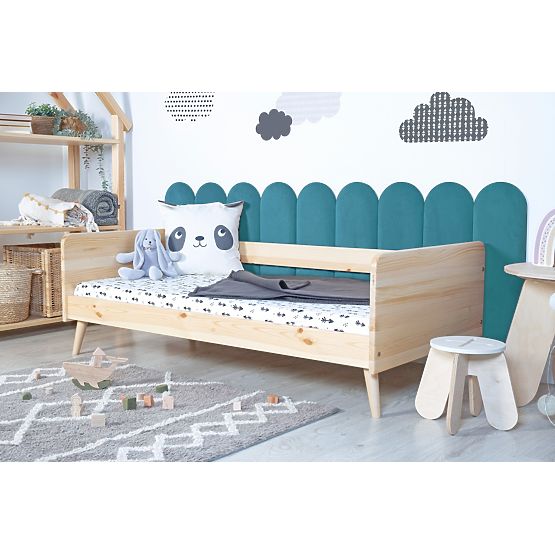 Čalouněný panel Oblouček - Smaragd