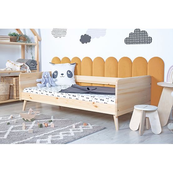 Čalouněný panel Oblouček - hořčicová