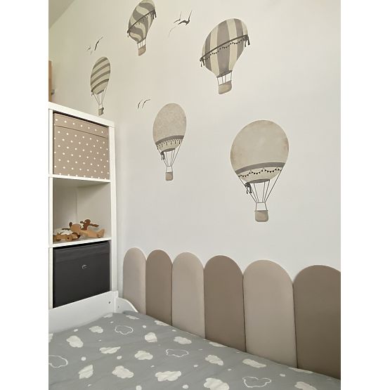 Čalouněný panel Oblouček - krémový