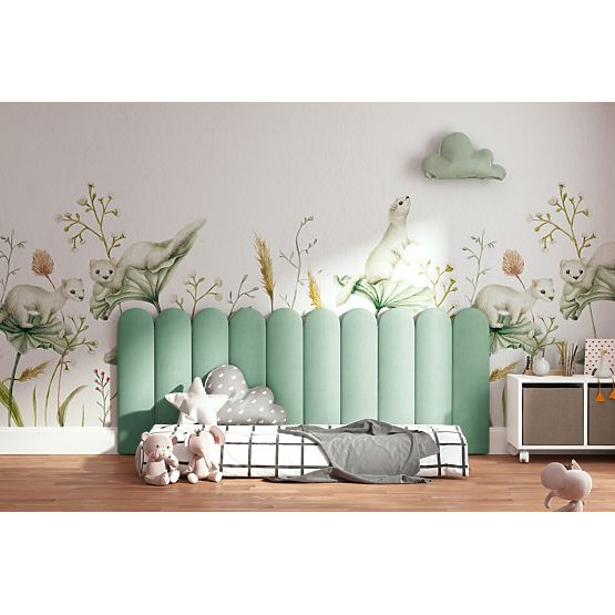 Čalouněný panel Oblouček - mátový