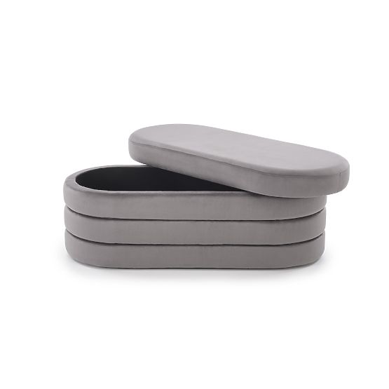 CALPI lavice s úložným prostorem, šedá (1p=1ks)