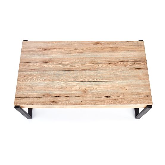 CAPRI konferenční stolek dub san remo / černý 