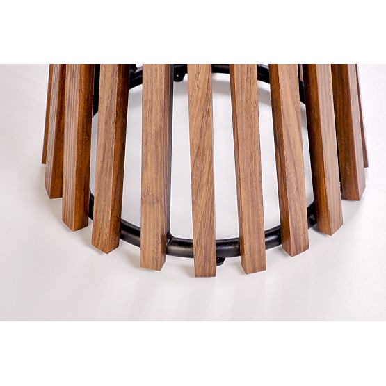 CARINA_S konferenční stolek béžový mramor / ořech (2p=1ks)