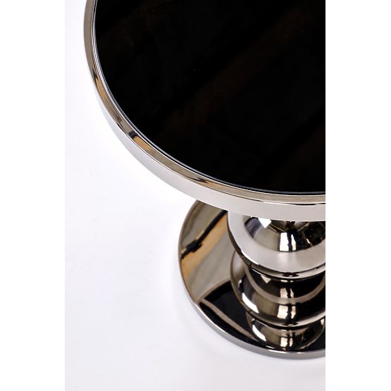 CARLA konferenční stolek, černý / stříbrný (1p=1ks)