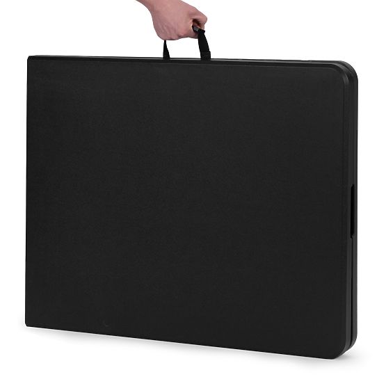 Cateringový stůl 180 cm skládací do kufru černý ModernHome