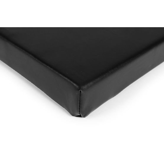 Černá gymnastická podložka na cvičení fitness 182x60cm