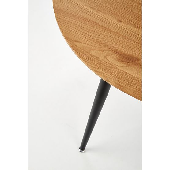 COLORADO rozkládací stůl, deska - zlatý dub, rám - černý 