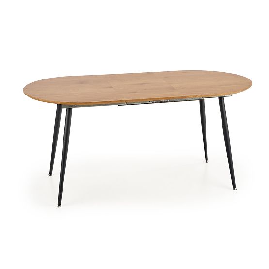 COLORADO rozkládací stůl, deska - zlatý dub, rám - černý (2p=1ks)