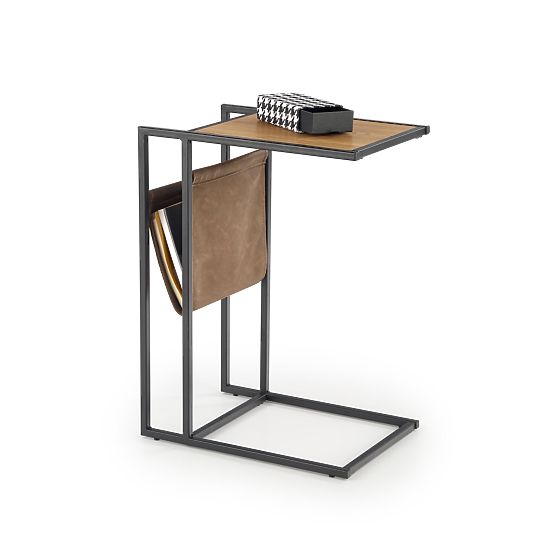 COMPACT konferenční stolek dub zlatý/černý (1p=1ks)