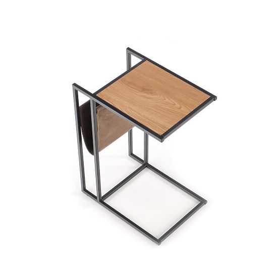 COMPACT konferenční stolek dub zlatý/černý (1p=1ks)