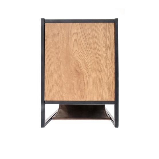 COMPACT konferenční stolek dub zlatý/černý (1p=1ks)