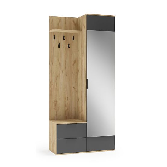 CORAL předsíň dub zlatý / antracit 